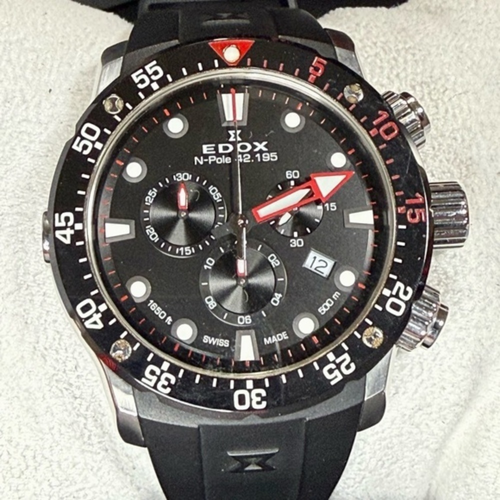 Edox Chrono Offshore 1 Sharkman ll North Pole Limited Editition Men’s Watch